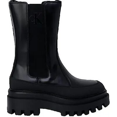 Bottines femme Calvin Klein Flatform Chelsea Noir 38 - Publicité Bottines femme Calvin Klein Flatform Chelsea Noir 38 - Publicité