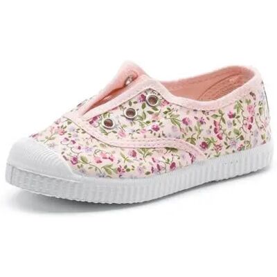 Baskets à élastique fleurs Cienta Ingles Tintado Rose 41 - Publicité Baskets à élastique fleurs Cienta Ingles Tintado Rose 41 - Publicité