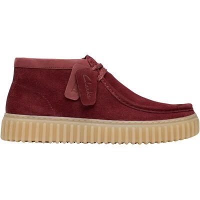 Bottines Clarks Torhhill Hi Rouge 42 - Publicité Bottines Clarks Torhhill Hi Rouge 42 - Publicité