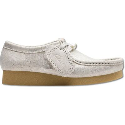 Chaussures bateau femme Clarks WallabeeEVO Argenté 39 - Publicité Chaussures bateau femme Clarks WallabeeEVO Argenté 39 - Publicité