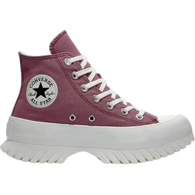 Baskets à plateforme montantes femme Converse Lugged Rose 39,5 - Publicité Baskets à plateforme montantes femme Converse Lugged Rose 39,5 - Publicité