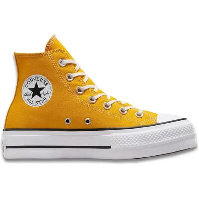 Baskets montantes femme Converse Chuck Taylor All Star Lift HI Jaune 36 - Publicité Baskets montantes femme Converse Chuck Taylor All Star Lift HI Jaune 36 - Publicité