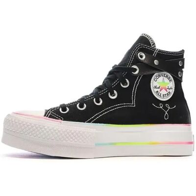 Baskets femme Converse Chuck Taylor All Star Lift Platform Pride Noir 38 - Publicité Baskets femme Converse Chuck Taylor All Star Lift Platform Pride Noir 38 - Publicité