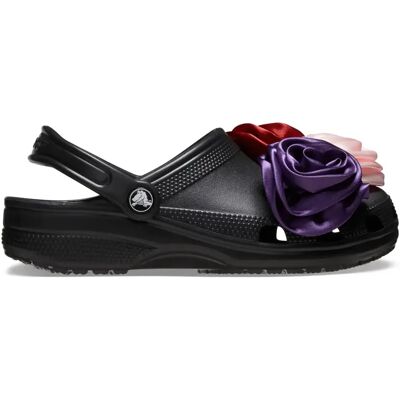 Sabots Crocs Classic Rosette Noir 38/39 - Publicité Sabots Crocs Classic Rosette Noir 38/39 - Publicité