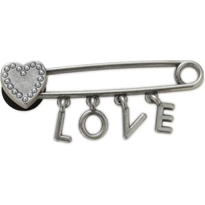Jibbitz Crocs Love Safety Pin Gris TU - Publicité Jibbitz Crocs Love Safety Pin Gris TU - Publicité