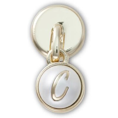 Jibbitz Crocs Pearl C Dangle Gem Doré TU - Publicité Jibbitz Crocs Pearl C Dangle Gem Doré TU - Publicité
