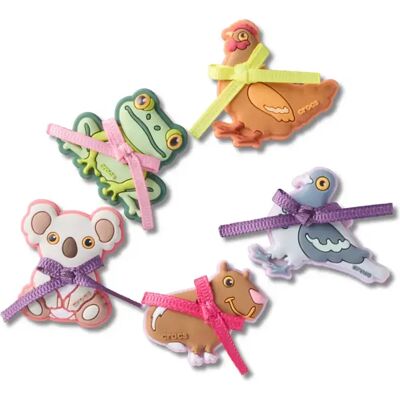 Jibbitz Crocs Coquette Animal Friends (x5) Vert TU - Publicité Jibbitz Crocs Coquette Animal Friends (x5) Vert TU - Publicité
