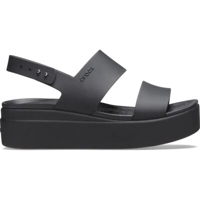 Sandales compensées femme Crocs brooklyn low wedge Noir 34/35 - Publicité Sandales compensées femme Crocs brooklyn low wedge Noir 34/35 - Publicité