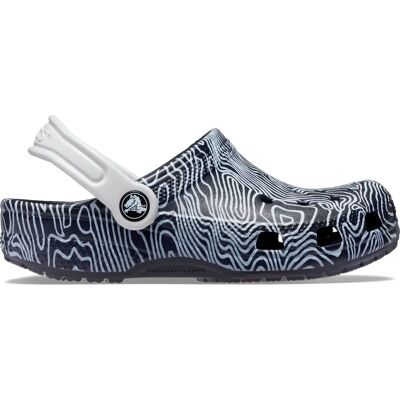 Sabots enfant Crocs Classic Topographic Bleu 28/29 - Publicité Sabots enfant Crocs Classic Topographic Bleu 28/29 - Publicité