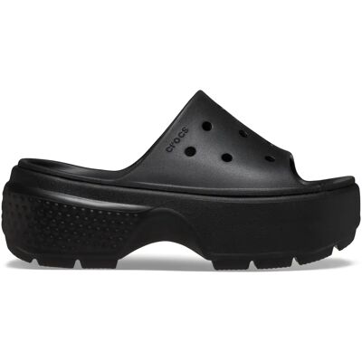 Claquettes femme Crocs Stomp Noir 41/42 - Publicité Claquettes femme Crocs Stomp Noir 41/42 - Publicité
