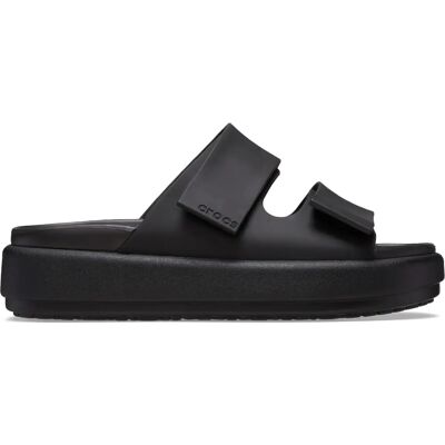 Sandales femme Crocs Brooklyn Luxe Noir 39/40 - Publicité Sandales femme Crocs Brooklyn Luxe Noir 39/40 - Publicité