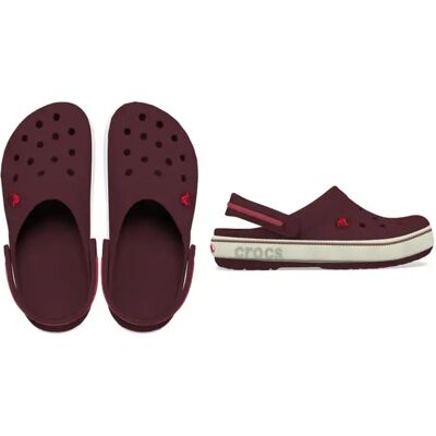 Sabots Crocs Crocband Heritage Rouge 45/46 - Publicité Sabots Crocs Crocband Heritage Rouge 45/46 - Publicité