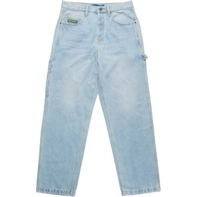 Jeans Baggy DC Shoes Worker Carpenter Ril Bleu 31x34 - Publicité Jeans Baggy DC Shoes Worker Carpenter Ril Bleu 31x34 - Publicité