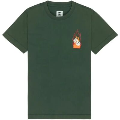 T-shirt enfant DC Shoes Burning Dice Vert 12 ans - Publicité T-shirt enfant DC Shoes Burning Dice Vert 12 ans - Publicité