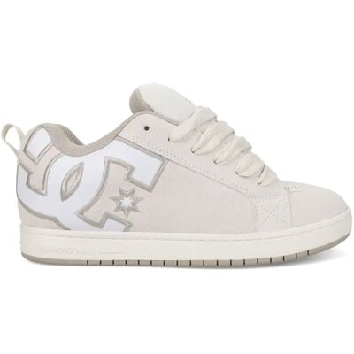Baskets DC Shoes Court Graffik SE Blanc 42 - Publicité Baskets DC Shoes Court Graffik SE Blanc 42 - Publicité