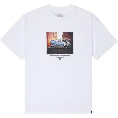 T-shirt DC Shoes Painted Van Blanc M - Publicité T-shirt DC Shoes Painted Van Blanc M - Publicité