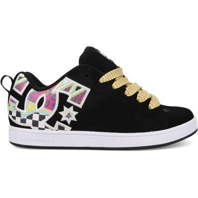 Baskets enfant DC Shoes Court Graffik Noir 38 - Publicité Baskets enfant DC Shoes Court Graffik Noir 38 - Publicité
