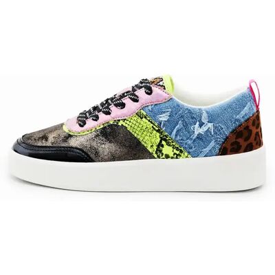 Baskets femme Desigual Fancy Crazy Patch Multicolore 37 - Publicité Baskets femme Desigual Fancy Crazy Patch Multicolore 37 - Publicité