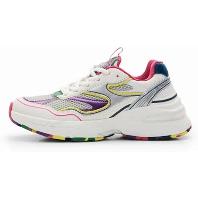 Baskets femme Desigual Moon Multicolore 37 - Publicité Baskets femme Desigual Moon Multicolore 37 - Publicité
