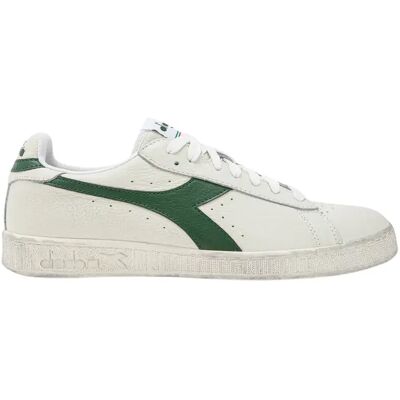 Baskets Diadora Game L Low Waxed Blanc 44,5 - Publicité Baskets Diadora Game L Low Waxed Blanc 44,5 - Publicité