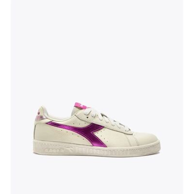 Baskets femme Diadora Game L Low Waxed Metal Blanc 36 - Publicité Baskets femme Diadora Game L Low Waxed Metal Blanc 36 - Publicité