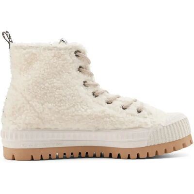 Baskets décontractées en peau lainée femme Duuo Col Plus Soft Blanc 37 - Publicité Baskets décontractées en peau lainée femme Duuo Col Plus Soft Blanc 37 - Publicité