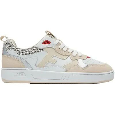 Baskets cuir suède femme Faguo Dahlia Blanc 36 - Publicité Baskets cuir suède femme Faguo Dahlia Blanc 36 - Publicité