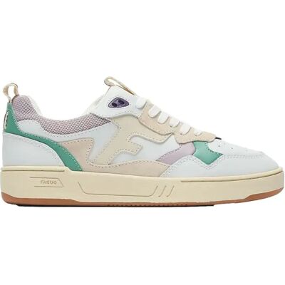 Baskets cuir suède femme Faguo Dahlia Blanc 37 - Publicité Baskets cuir suède femme Faguo Dahlia Blanc 37 - Publicité
