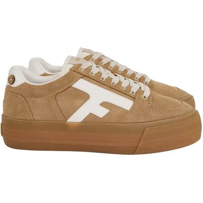 Baskets plateforme en daim femme Faguo Walnut Beige 40 - Publicité Baskets plateforme en daim femme Faguo Walnut Beige 40 - Publicité