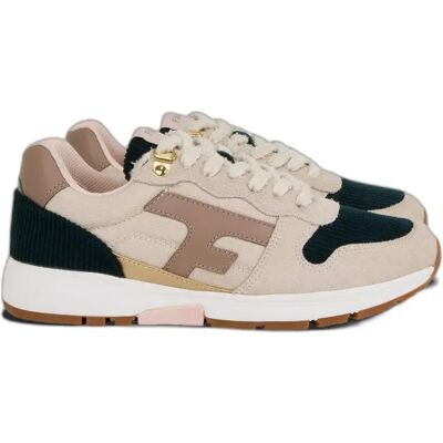 Baskets suède femme Faguo Olive Beige 38 - Publicité Baskets suède femme Faguo Olive Beige 38 - Publicité