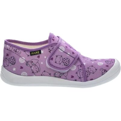 Chaussons de maison bébé fille Fare Klasik Violet 26 - Publicité Chaussons de maison bébé fille Fare Klasik Violet 26 - Publicité