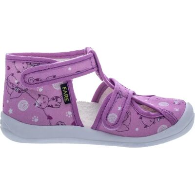 Chaussons de maison fille Fare Klasik Violet 29 - Publicité Chaussons de maison fille Fare Klasik Violet 29 - Publicité