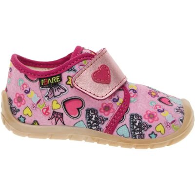Chaussons bébé fille Fare Bare Home Rose 21 - Publicité Chaussons bébé fille Fare Bare Home Rose 21 - Publicité
