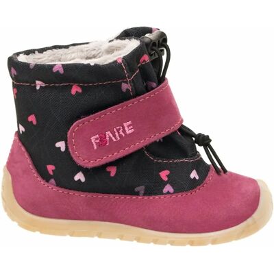 Bottines d'hiver bébé fille Fare Smowies Rose 23 - Publicité Bottines d'hiver bébé fille Fare Smowies Rose 23 - Publicité