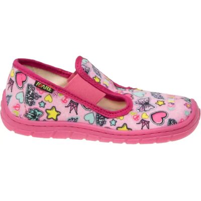 Chaussons fille Fare Bare Home Rose 31 - Publicité Chaussons fille Fare Bare Home Rose 31 - Publicité