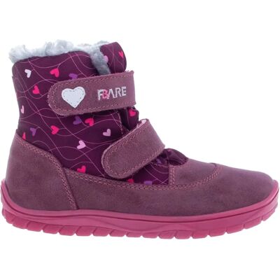 Bottines imperméable bébé fille Fare Bare Finky Winter Rouge 26 - Publicité Bottines imperméable bébé fille Fare Bare Finky Winter Rouge 26 - Publicité