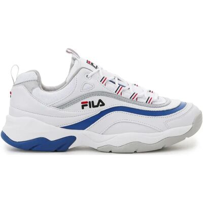 Baskets Fila Ray F Blanc 46 - Publicité Baskets Fila Ray F Blanc 46 - Publicité