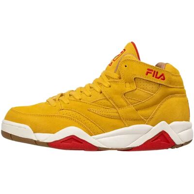 Baskets Fila M-Squad S Mid Jaune 42 - Publicité Baskets Fila M-Squad S Mid Jaune 42 - Publicité