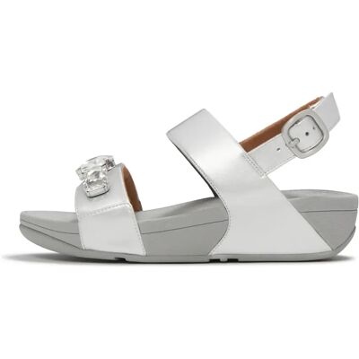 Sandales compensées femme FitFlop Lulu Ultra-Jewel Metallic Argenté 43 - Publicité Sandales compensées femme FitFlop Lulu Ultra-Jewel Metallic Argenté 43 - Publicité
