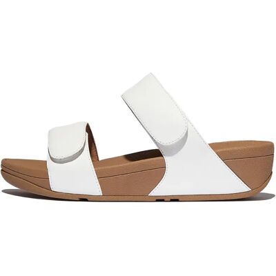 Sandales compensées réglable en cuir femme FitFlop Lulu Blanc 36 - Publicité Sandales compensées réglable en cuir femme FitFlop Lulu Blanc 36 - Publicité