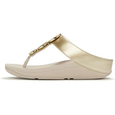 Tongs femme FitFlop Halo Doré 42 - Publicité Tongs femme FitFlop Halo Doré 42 - Publicité
