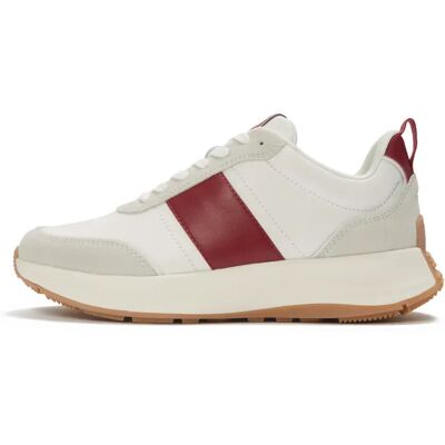 Baskets en cuir/daim femme FitFlop F-Mode Flow Blanc 41 - Publicité Baskets en cuir/daim femme FitFlop F-Mode Flow Blanc 41 - Publicité
