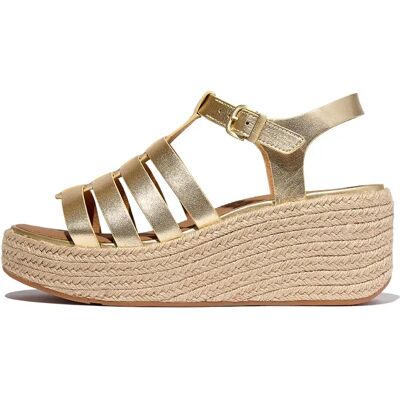 Sandales compensées style pêcheur femme FitFlop Platfforms Doré 42 - Publicité Sandales compensées style pêcheur femme FitFlop Platfforms Doré 42 - Publicité