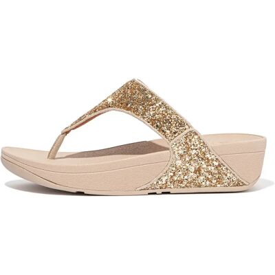 Tongs pailléttes femme FitFlop Lulu Doré 40 - Publicité Tongs pailléttes femme FitFlop Lulu Doré 40 - Publicité
