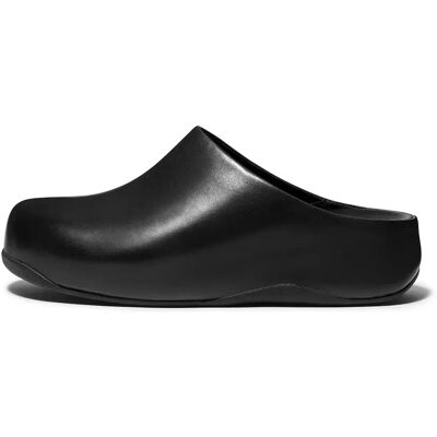 Sabots en cuir femme FitFlop Shuv™ Noir 40 - Publicité Sabots en cuir femme FitFlop Shuv™ Noir 40 - Publicité