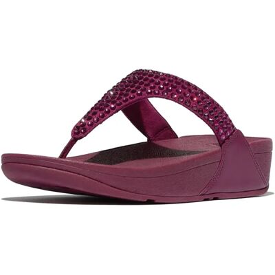 Tongs entredoigts femme FitFlop Lulu Maxi-Crystal Rouge 37 - Publicité Tongs entredoigts femme FitFlop Lulu Maxi-Crystal Rouge 37 - Publicité