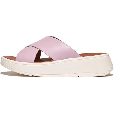 Sandales cuir femme FitFlop F-Mode Flatform Noir 38 - Publicité Sandales cuir femme FitFlop F-Mode Flatform Noir 38 - Publicité