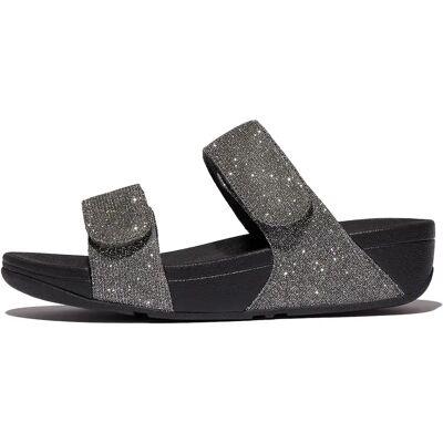 Claquettes femme FitFlop Lulu Shimmerlux Gris 38 - Publicité Claquettes femme FitFlop Lulu Shimmerlux Gris 38 - Publicité