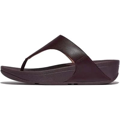 Tongs embout en cuir femme FitFlop Lulu Violet 36 - Publicité Tongs embout en cuir femme FitFlop Lulu Violet 36 - Publicité