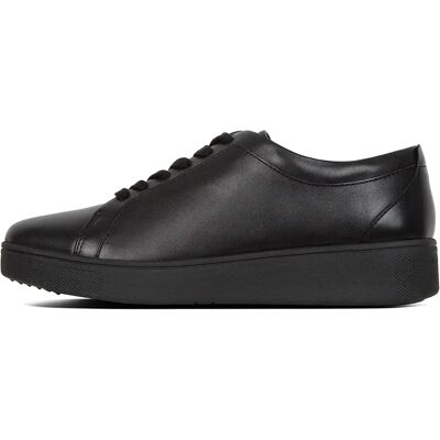 Baskets en cuir femme FitFlop Rally Noir 38 - Publicité Baskets en cuir femme FitFlop Rally Noir 38 - Publicité